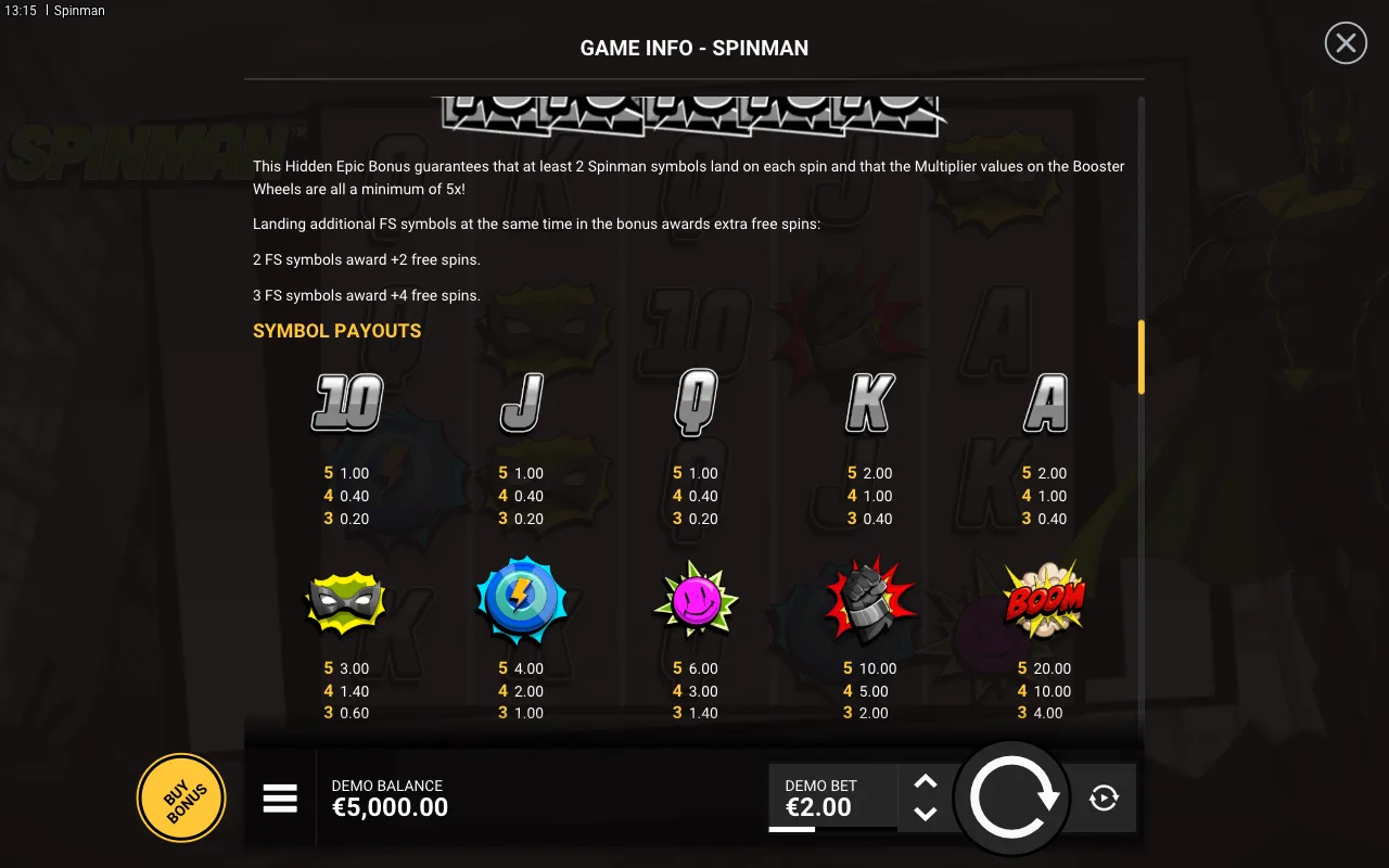 Game rules, page 4 — Spinman