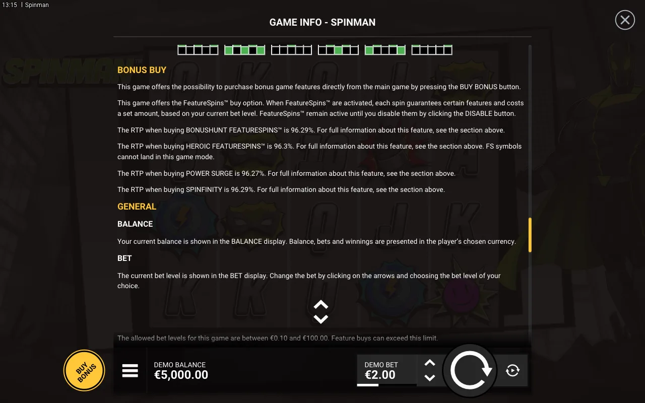 Bonus buy — Spinman
