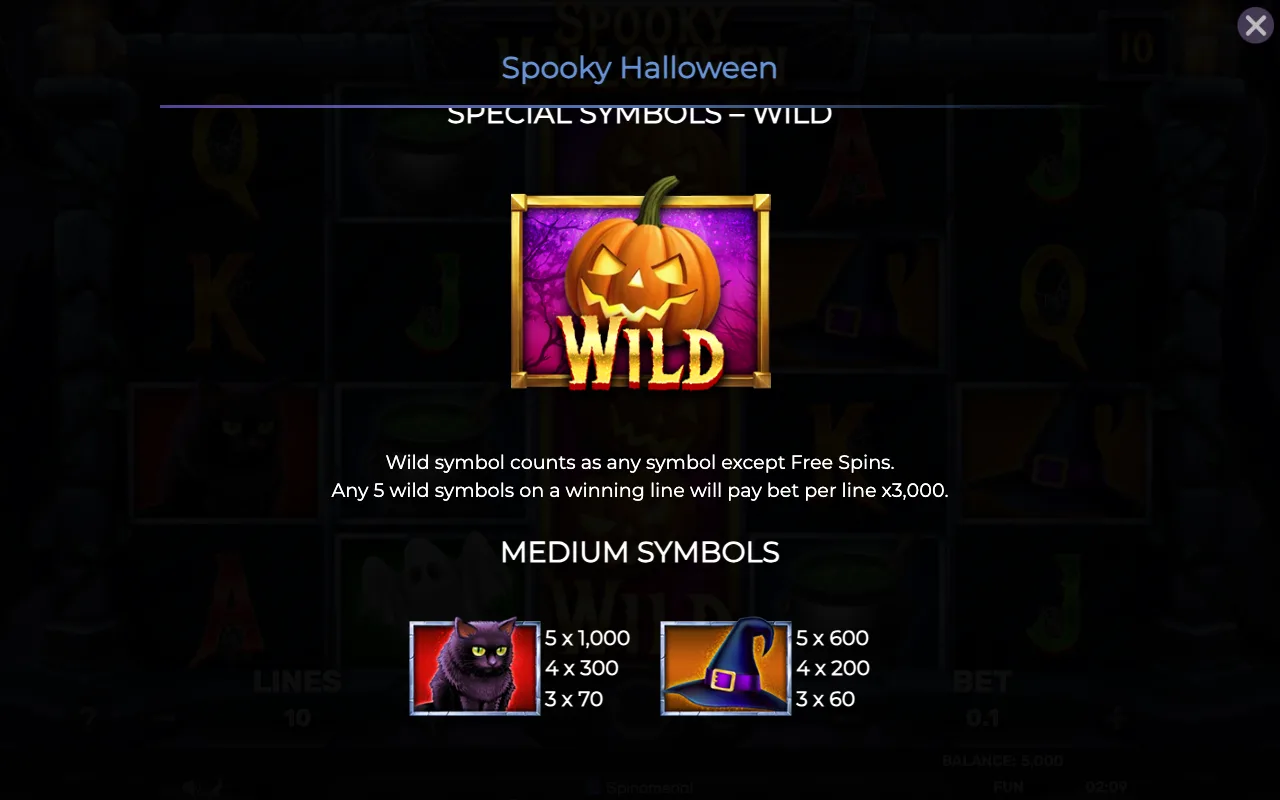 Game rules, page 3 — Spooky Halloween