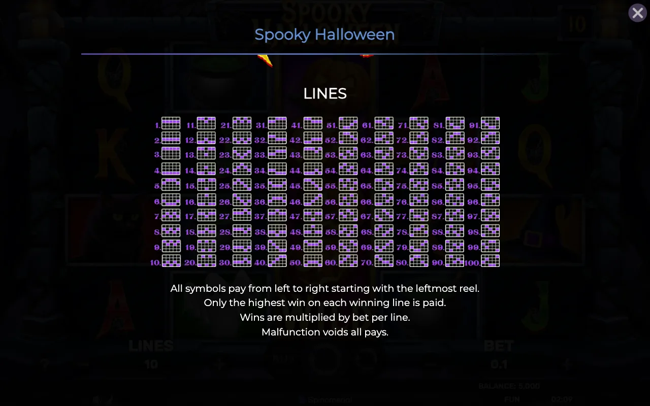 Lines — Spooky Halloween