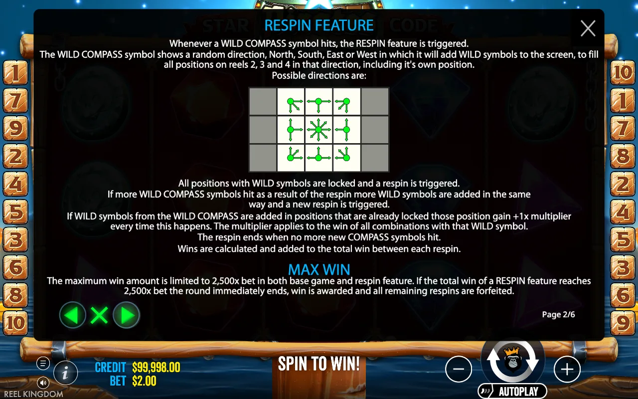 Game rules, page 2 — Star Pirates Code