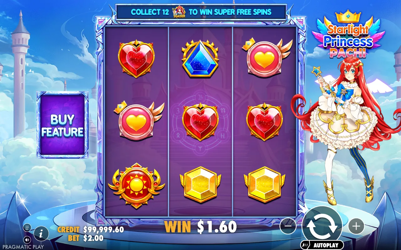 The base game — Starlight Princess Pachi