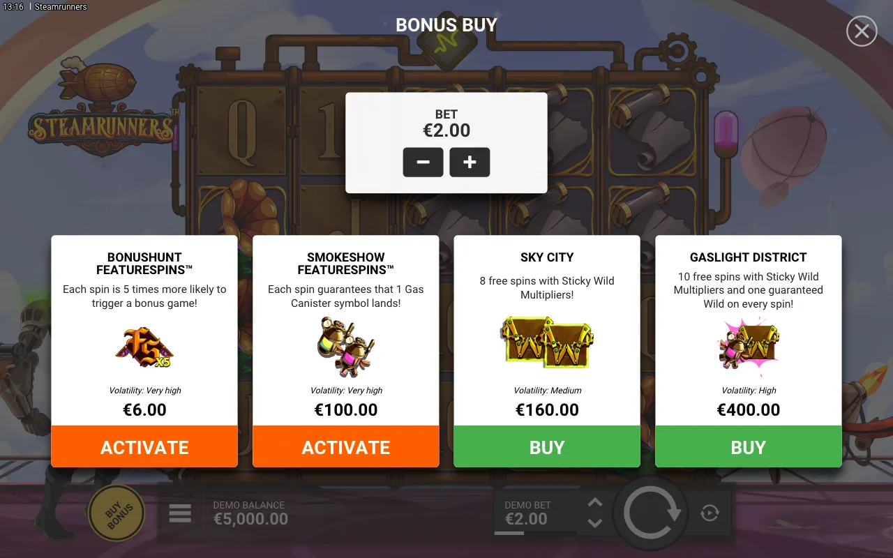 Buying the feature — Steamrunners