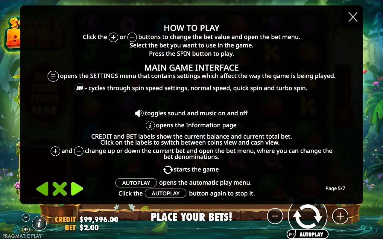 How to play — Sticky Bees