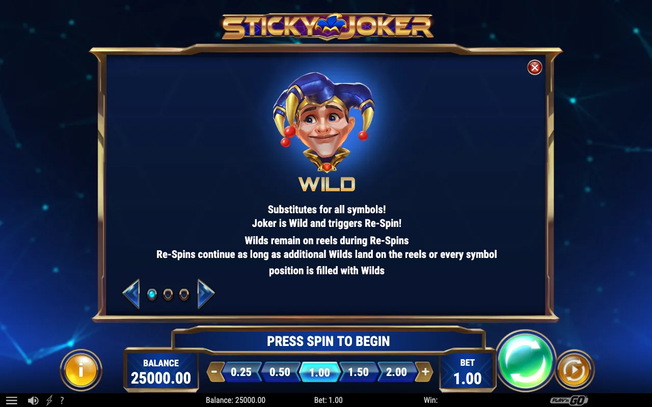 Game rules, page 2 — Sticky Joker