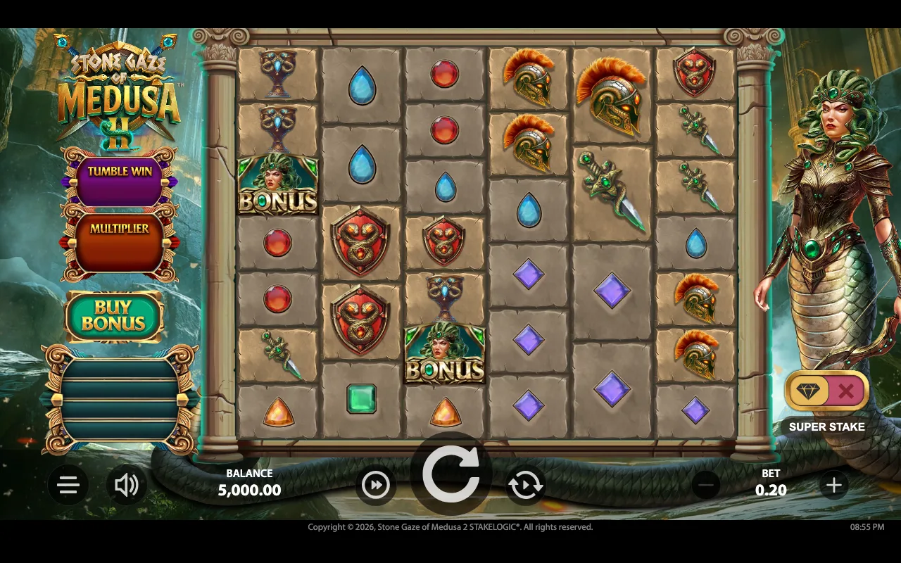 The base game — Stone Gaze of Medusa 2