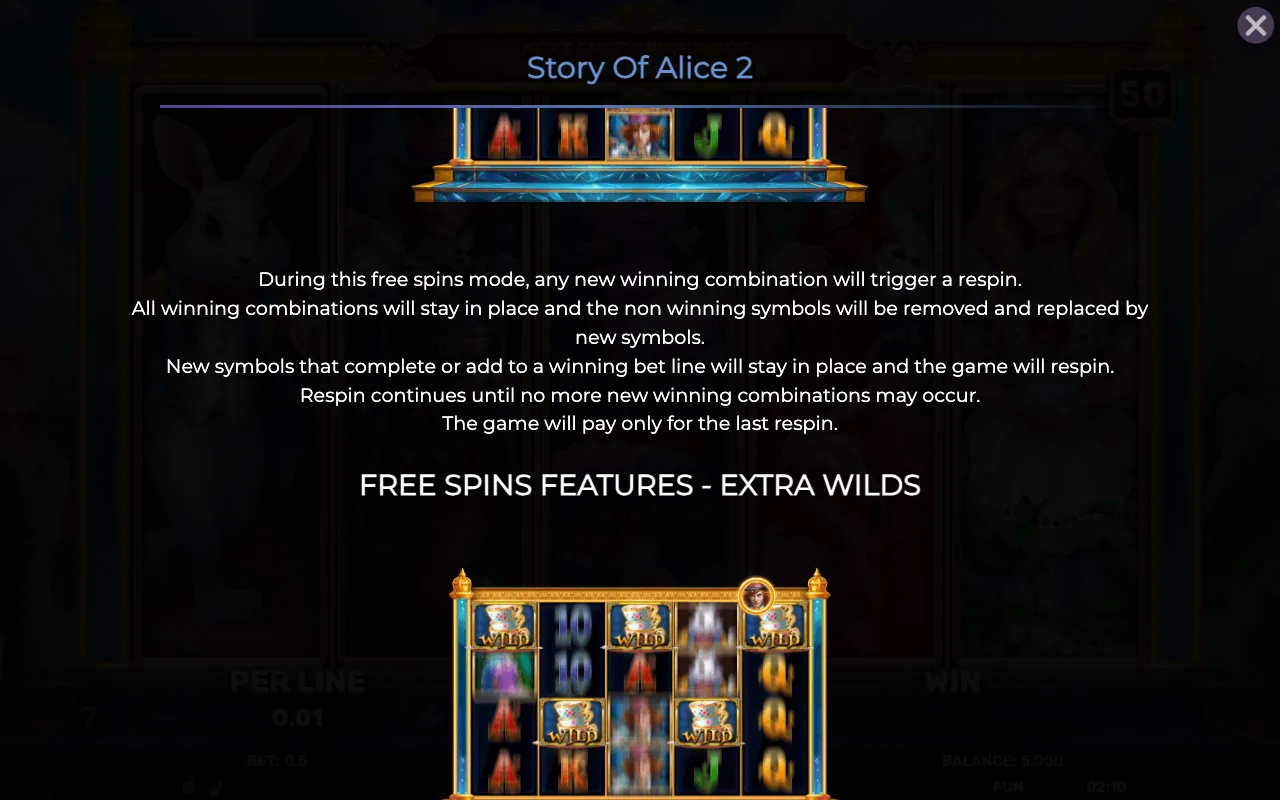 Game rules, page 2 — Story of Alice 2