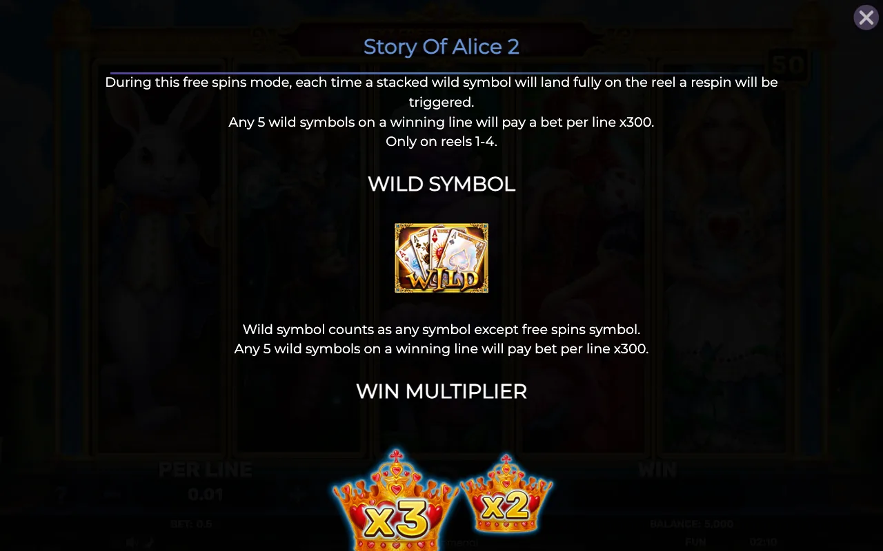 Wild symbol — Story of Alice 2