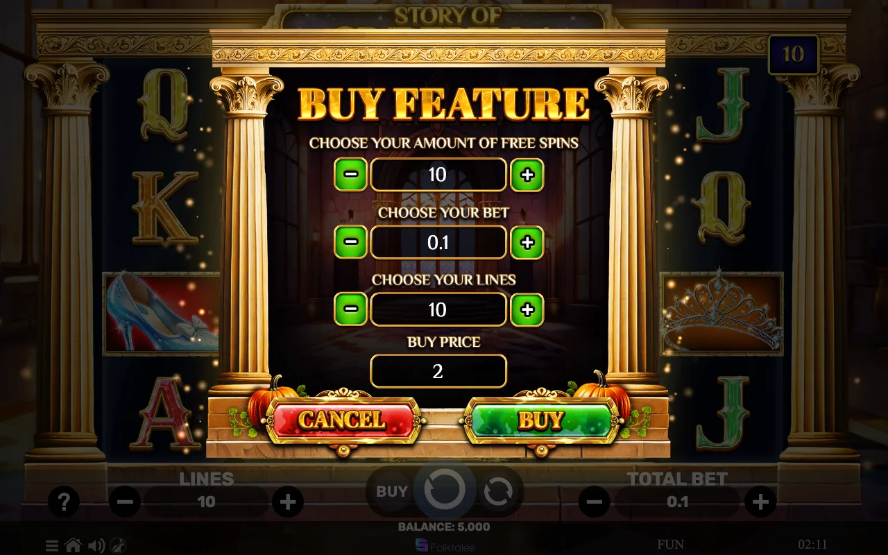 Buying the feature — Story of Cinderella