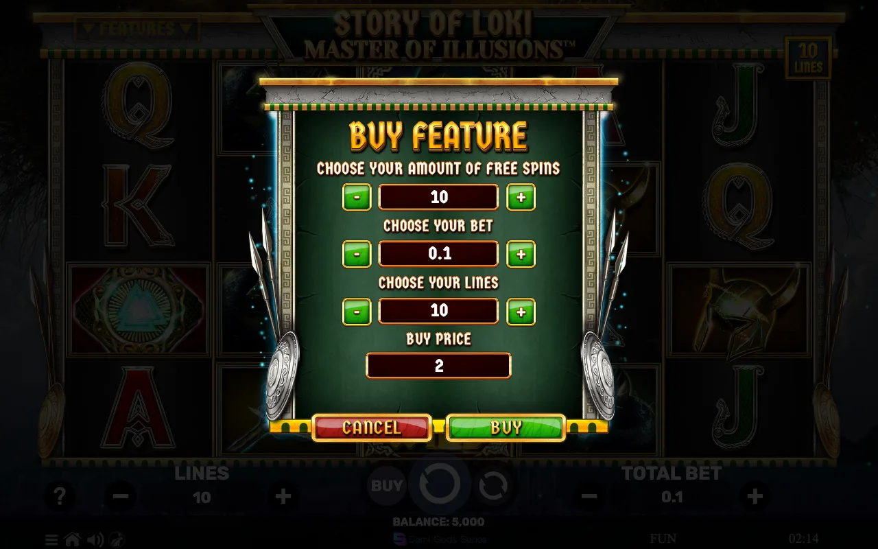 Buying the feature — Story of Loki Master of Illusions