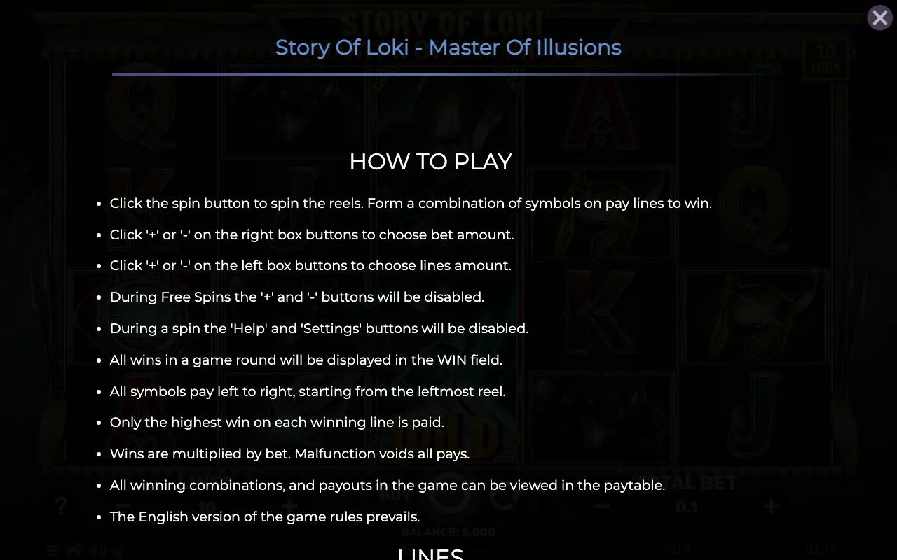 How to play — Story of Loki Master of Illusions