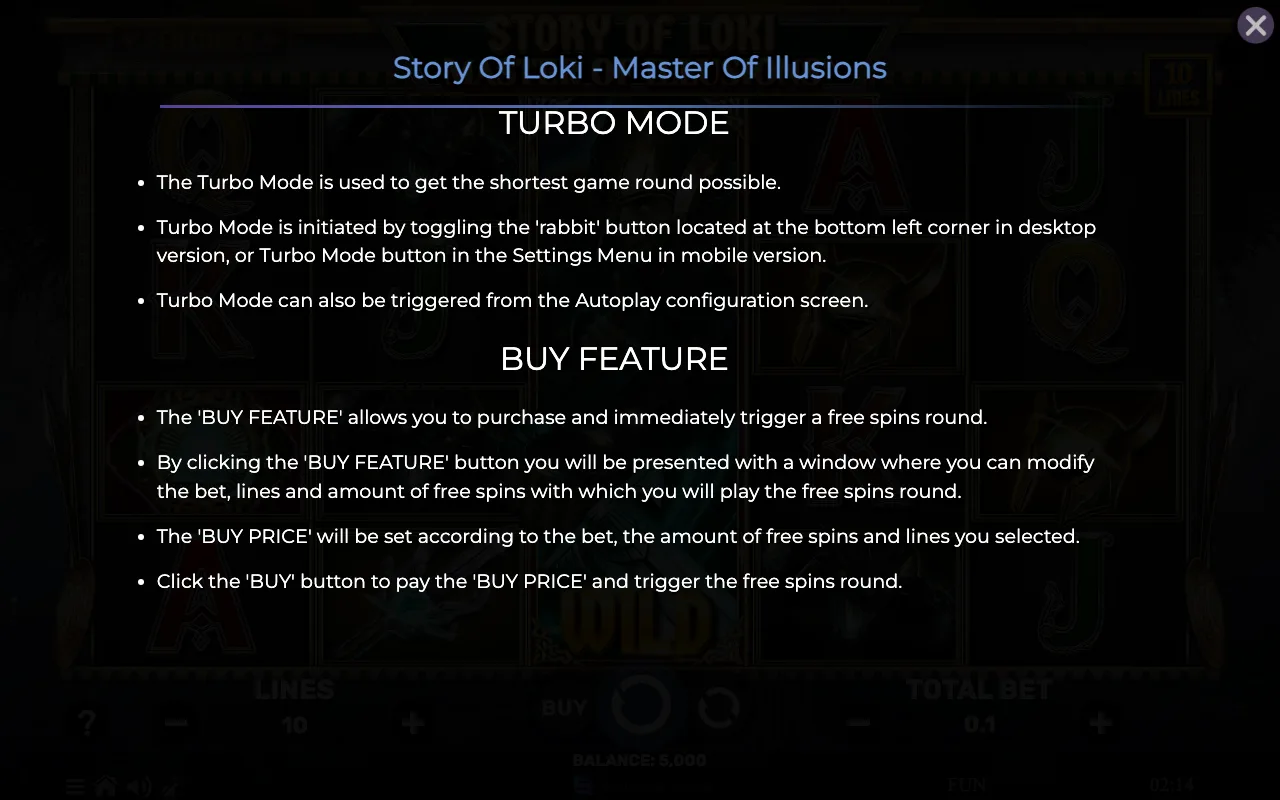 Game rules, page 8 — Story of Loki Master of Illusions