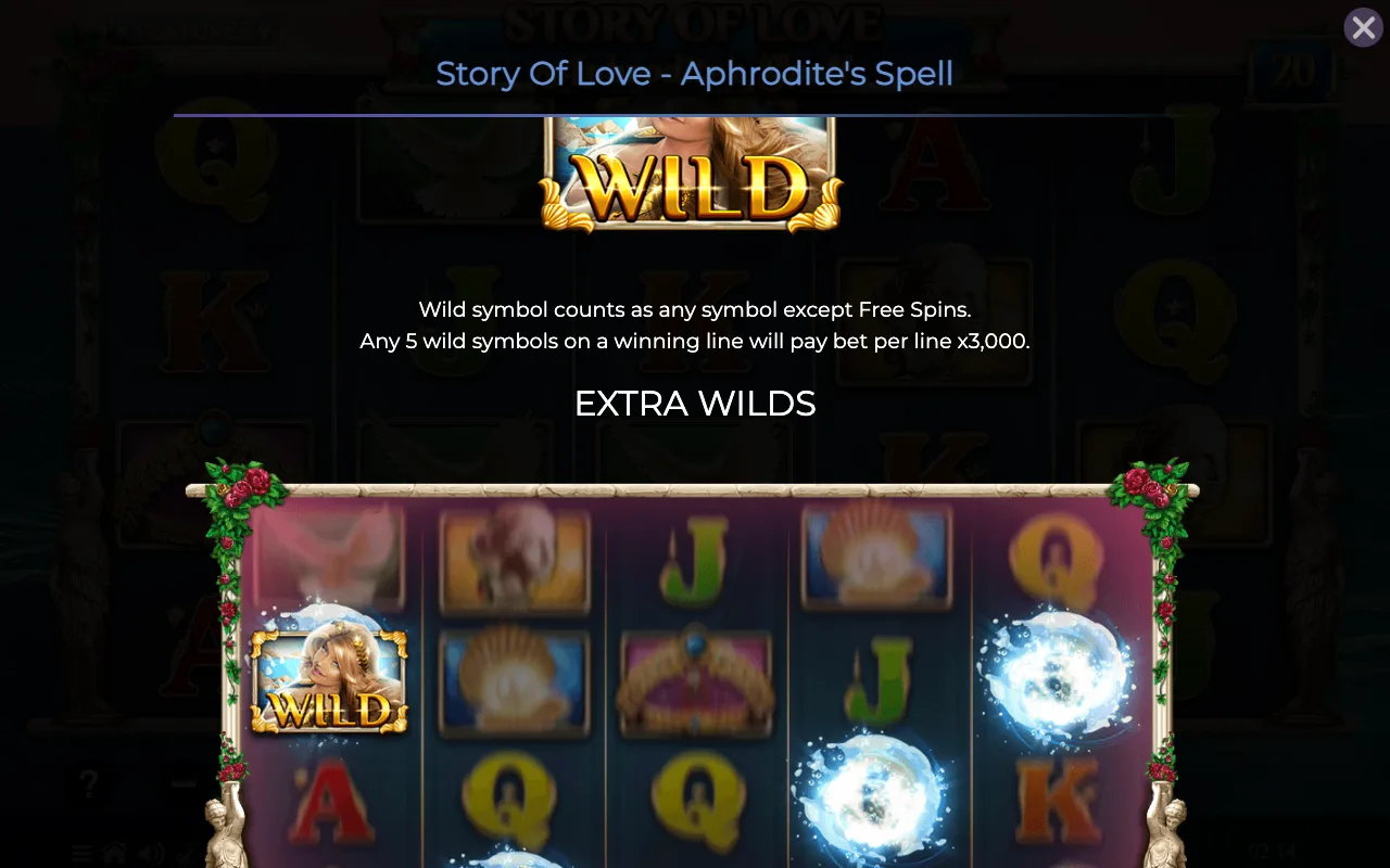 Game rules, page 2 — Story of Love Aphrodites Spell