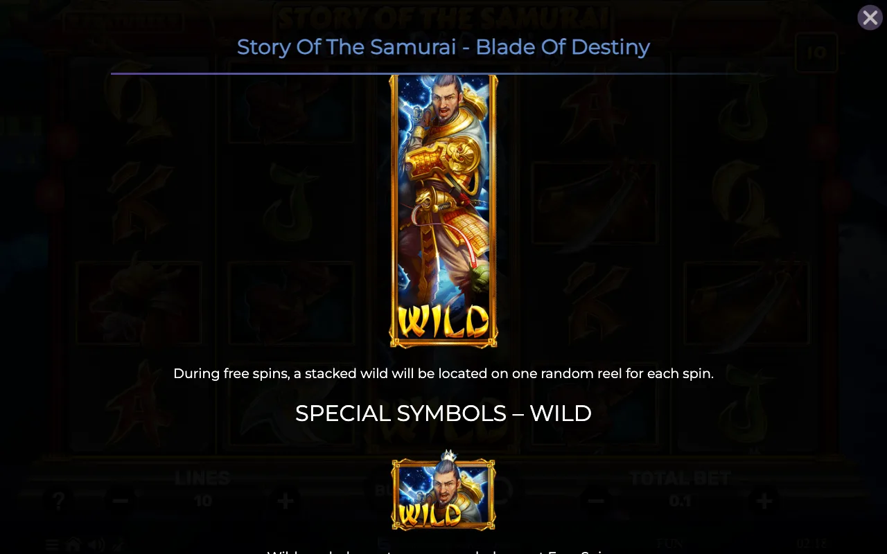Game rules, page 2 — Story of The Samurai Blade of Destiny