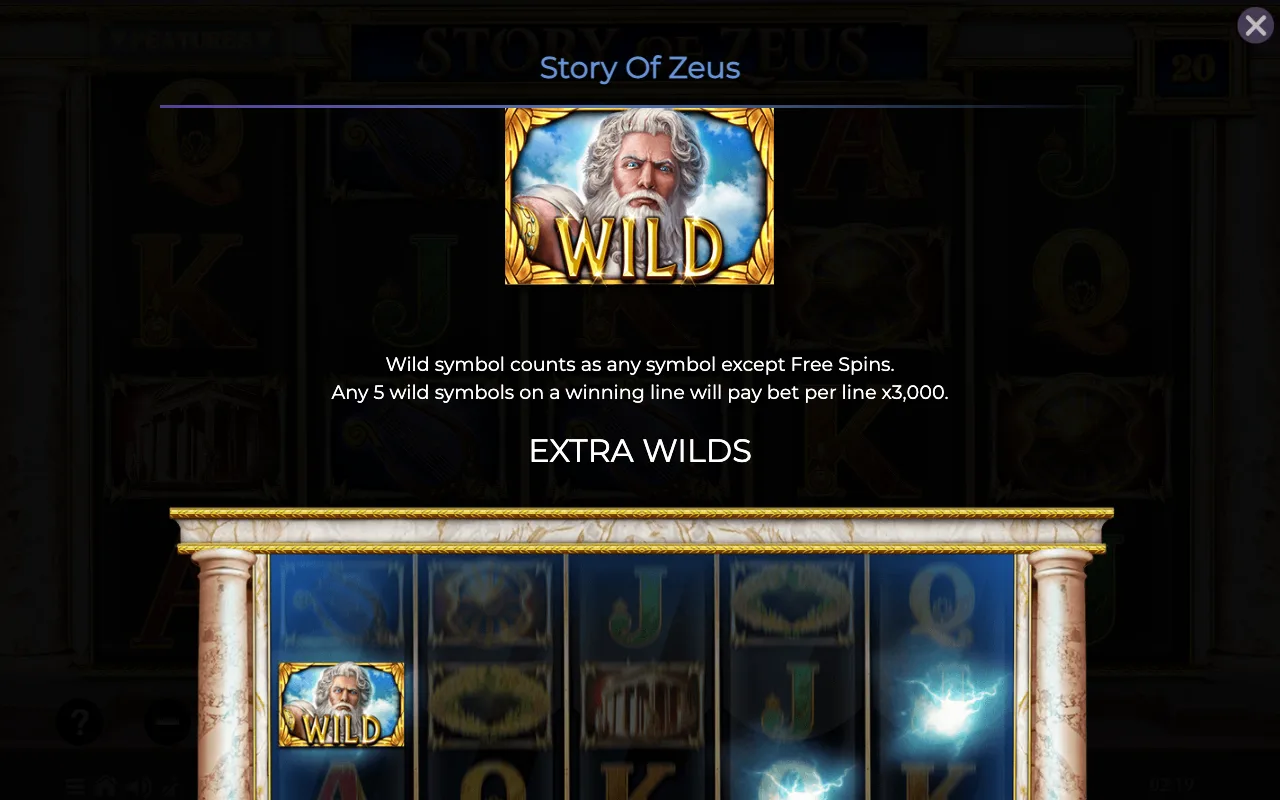 Game rules, page 2 — Story of Zeus