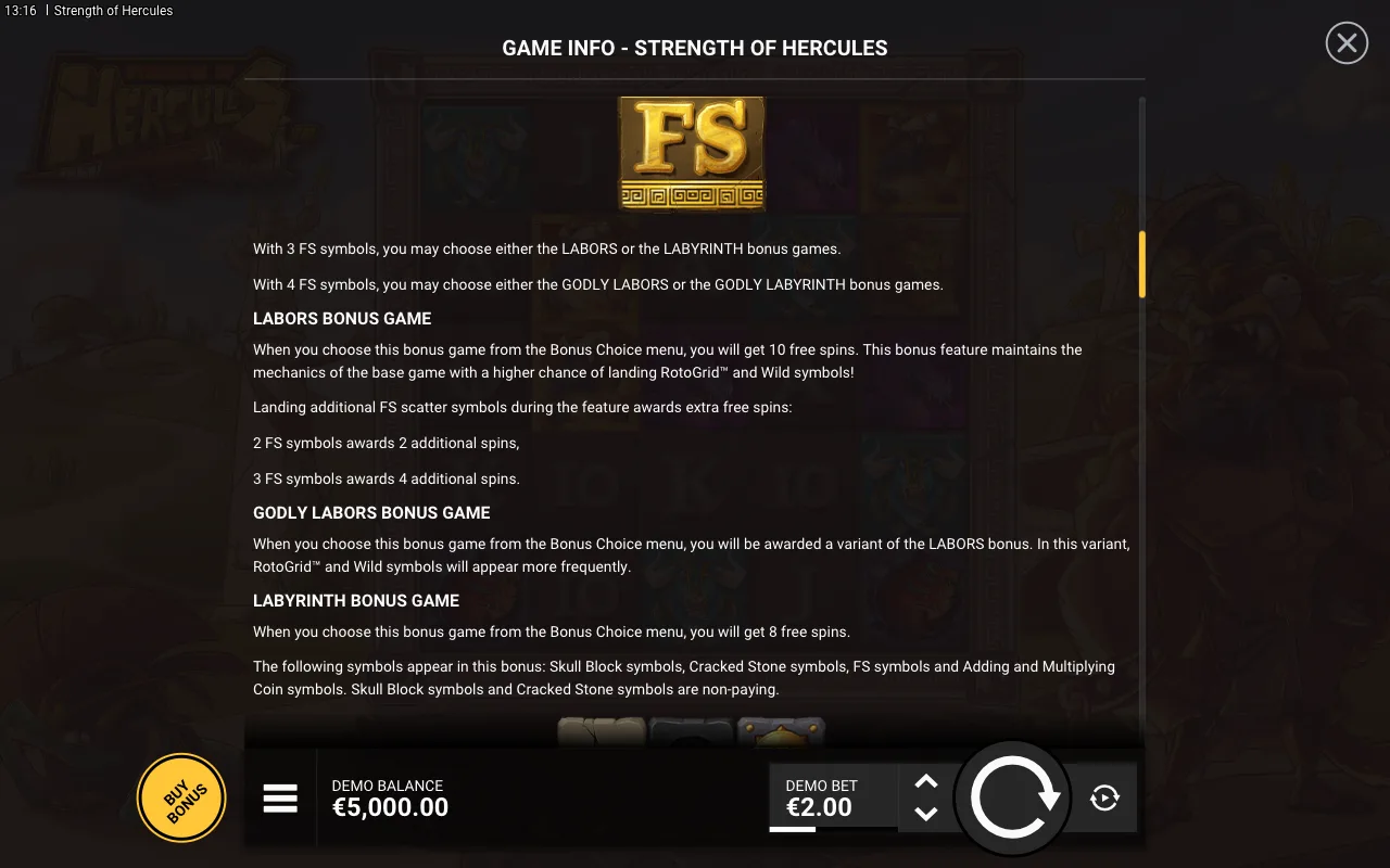 Game rules, page 3 — Strength of Hercules