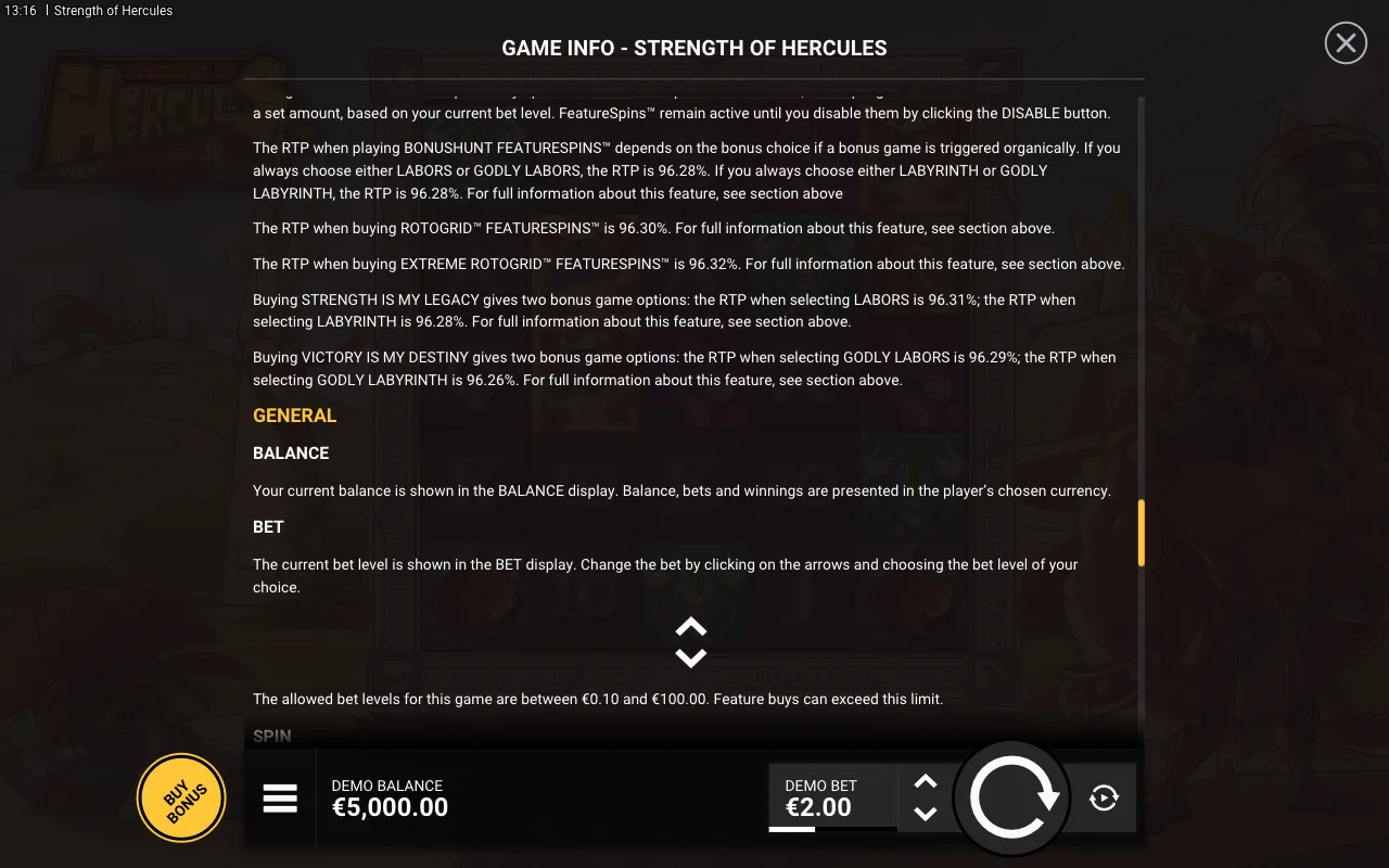 Game rules, page 7 — Strength of Hercules