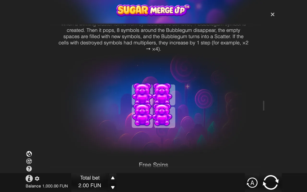 Game rules, page 5 — Sugar Merge Up