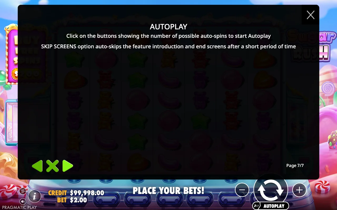 Autoplay — Sugar Rush