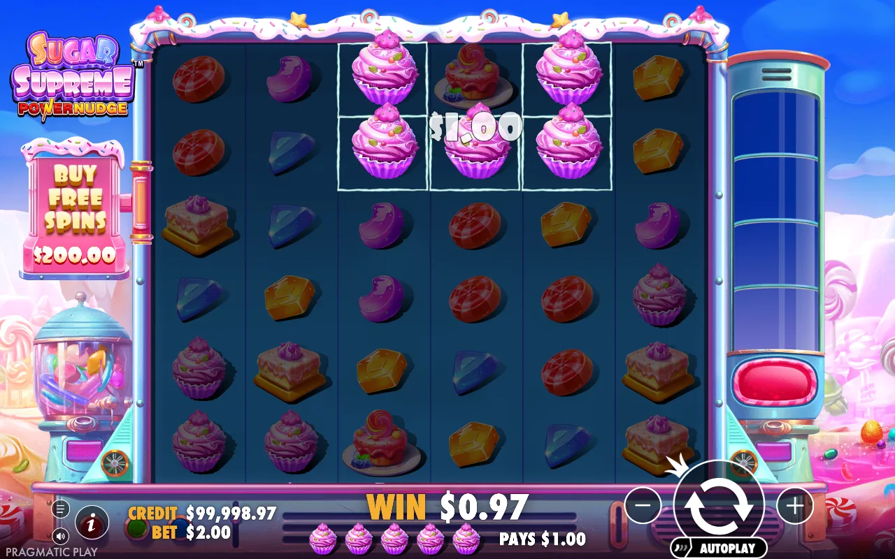The base game — Sugar Supreme Powernudge