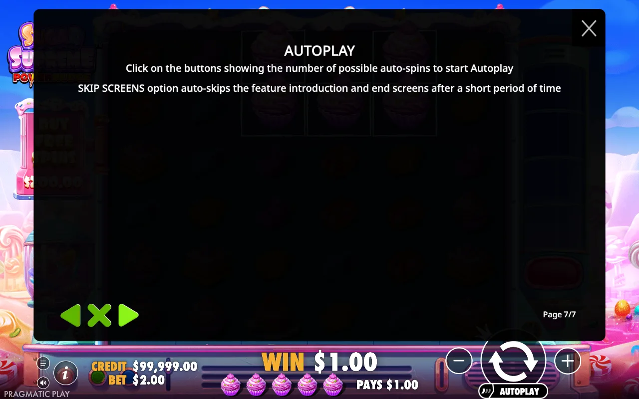 Autoplay — Sugar Supreme Powernudge