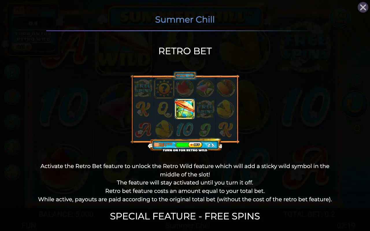 Game rules, page 1 — Summer Chill