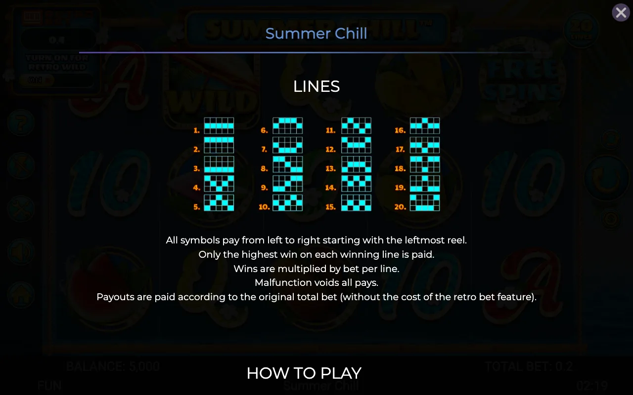 Lines — Summer Chill