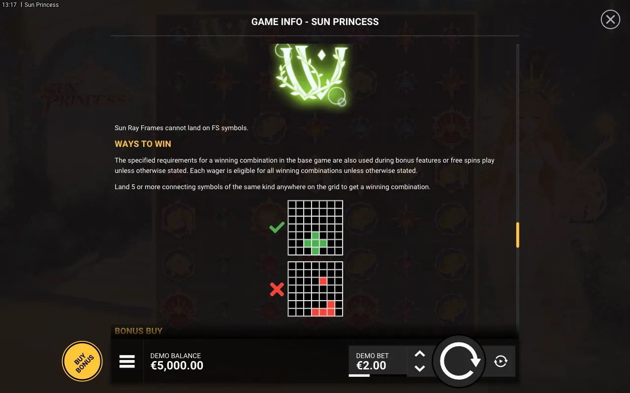 Ways to win — Sun Princess