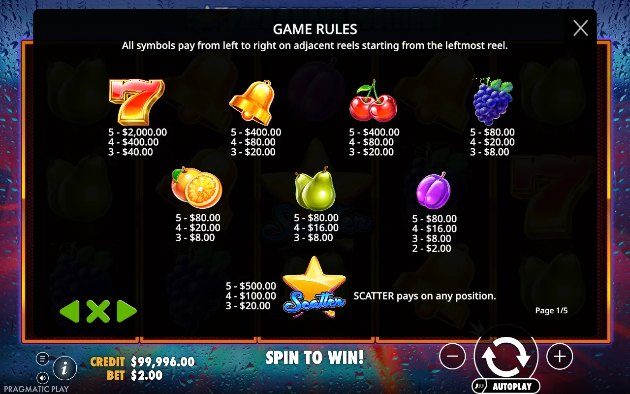 Game rules, page 1 — Super 7s