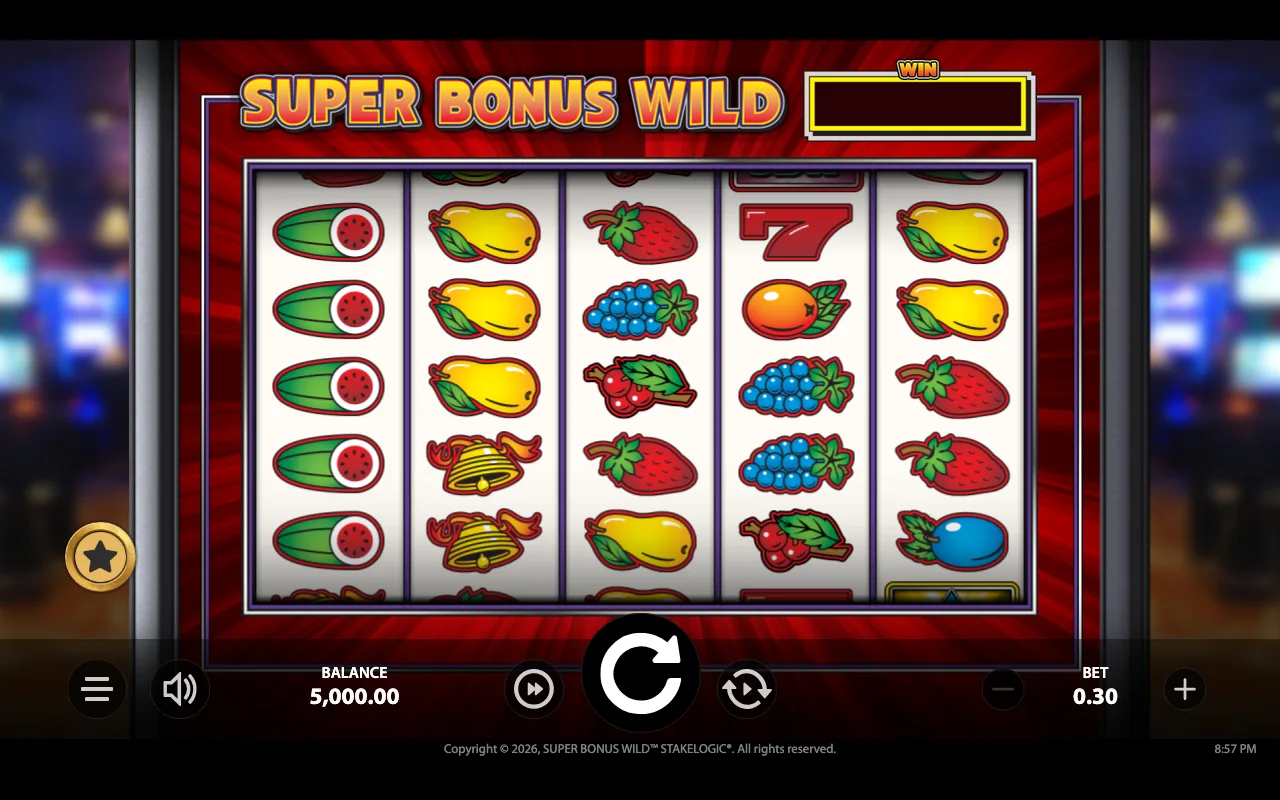The base game — Super Bonus Wild