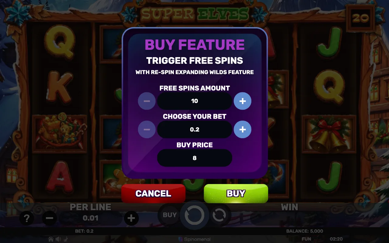 Buying the feature — Super Elves
