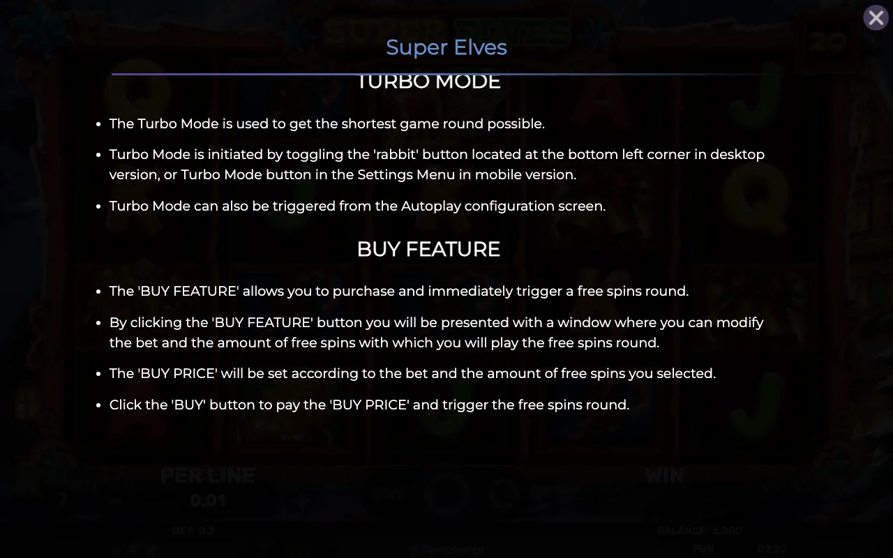 Buy feature — Super Elves