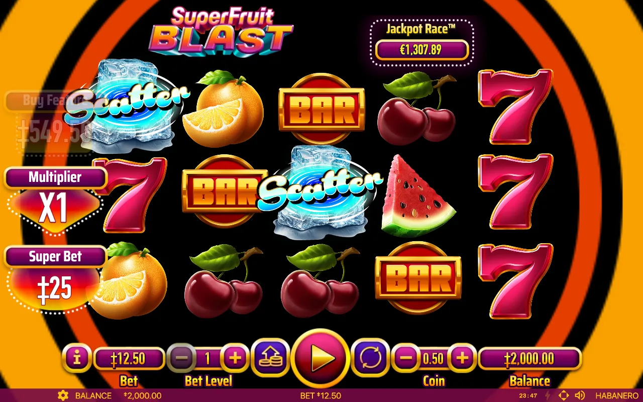 Das Basisspiel — Super Fruit Blast