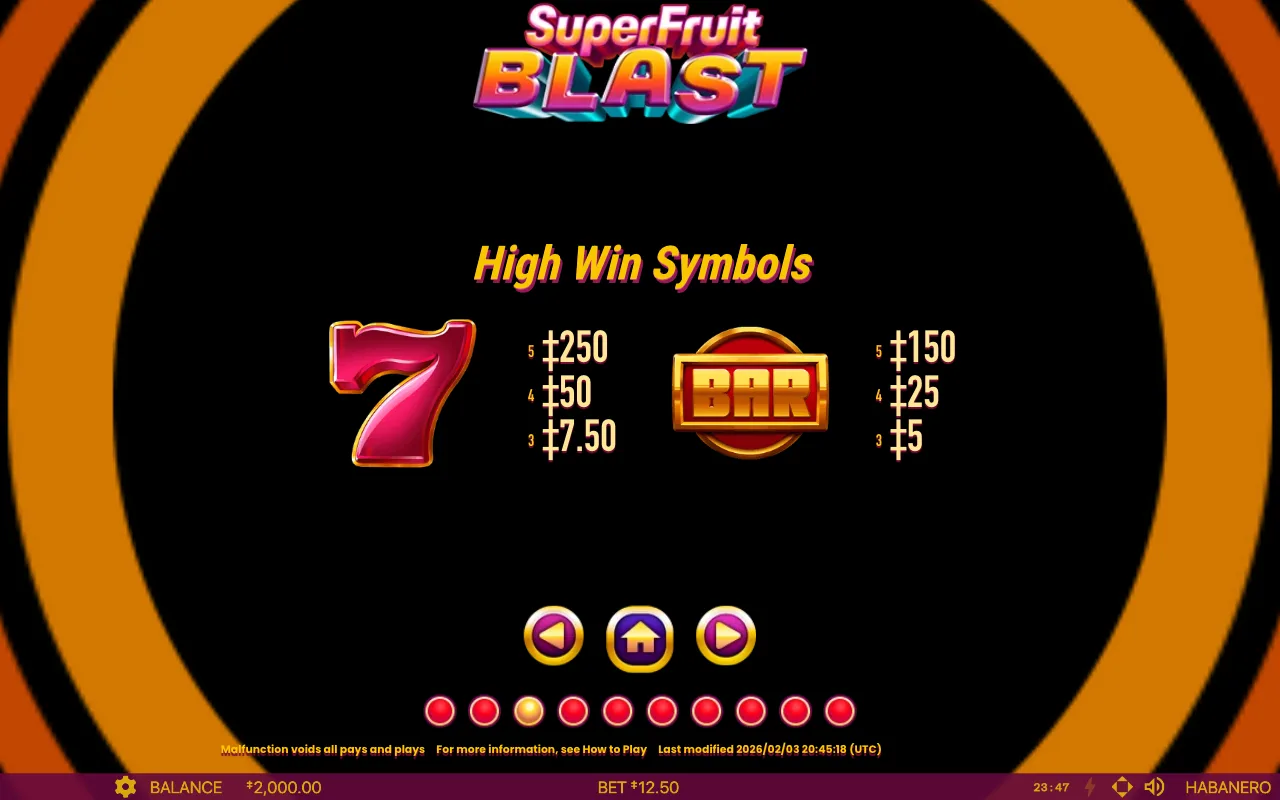 Spielregeln, Seite 5 — Super Fruit Blast