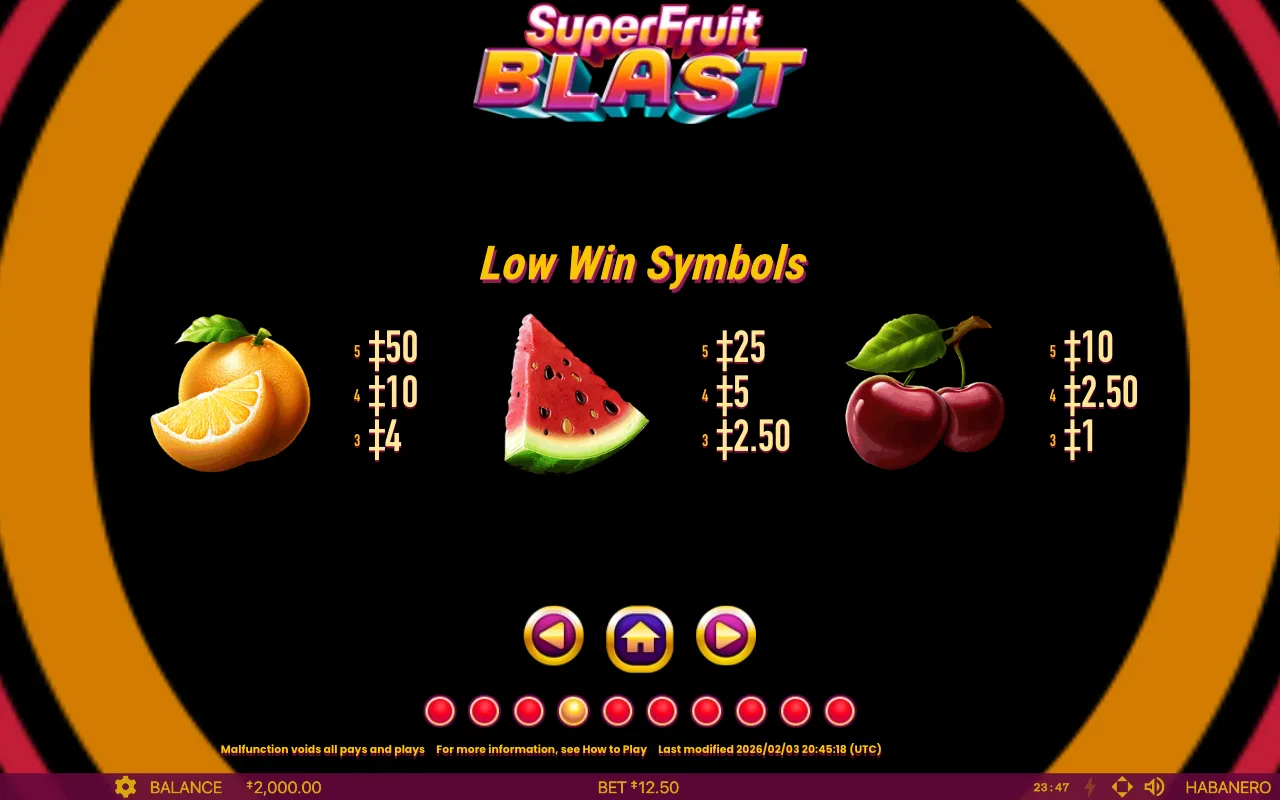 Spielregeln, Seite 6 — Super Fruit Blast