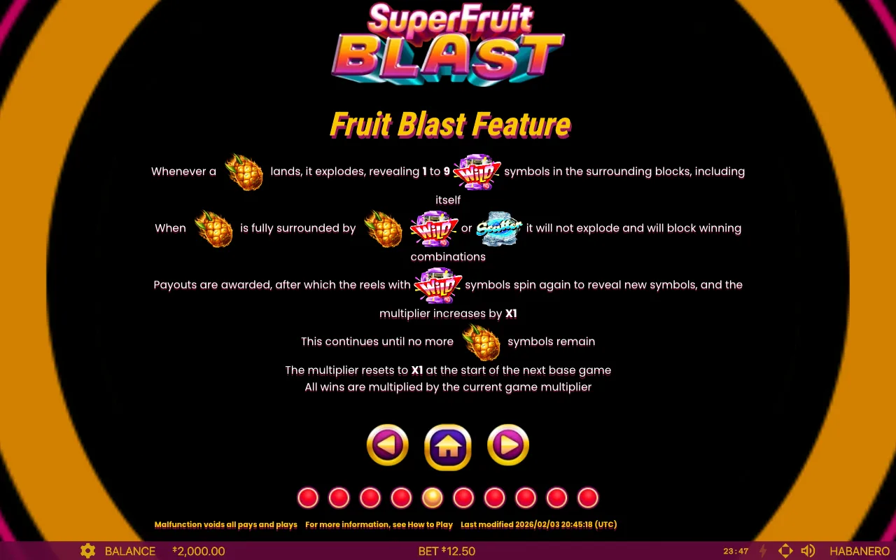 Spielregeln, Seite 7 — Super Fruit Blast