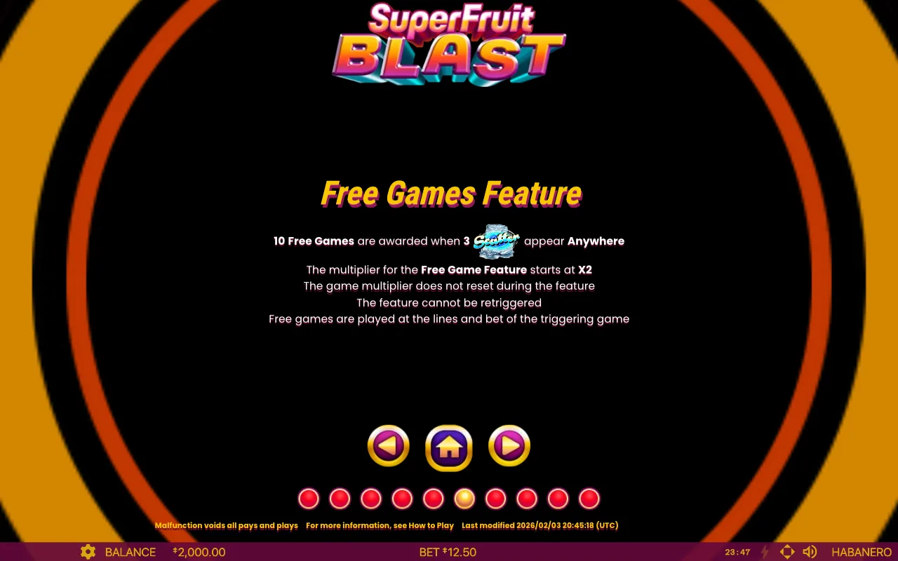 Spielregeln, Seite 8 — Super Fruit Blast