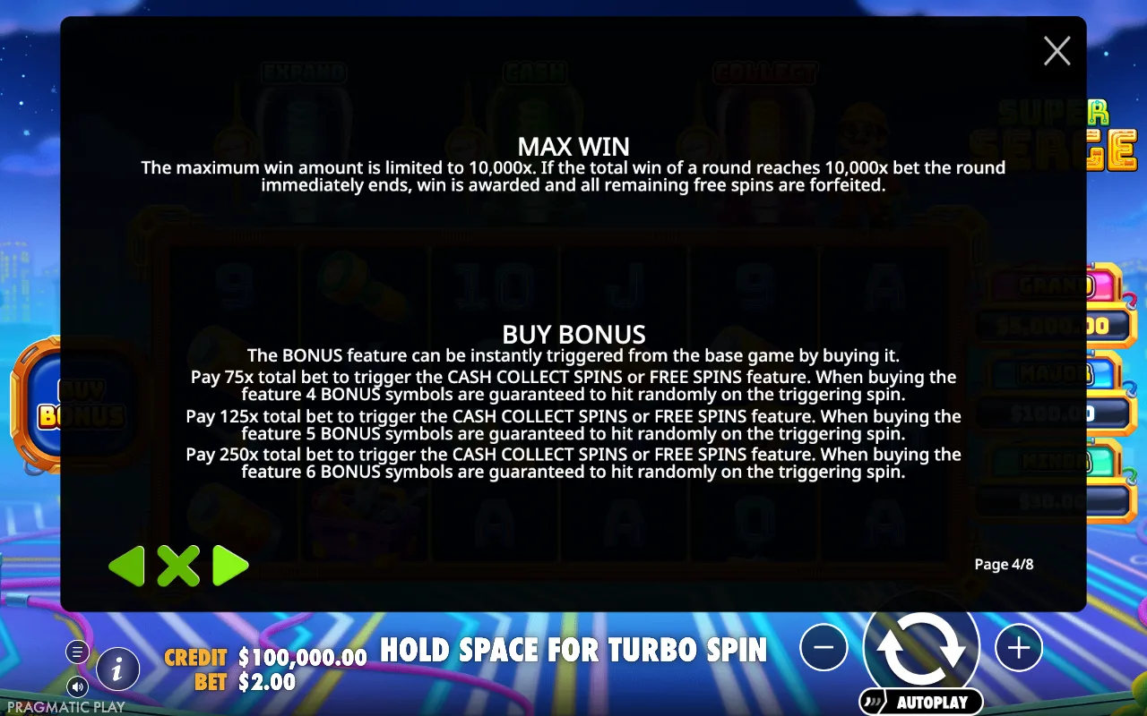 Max win — Super Serge