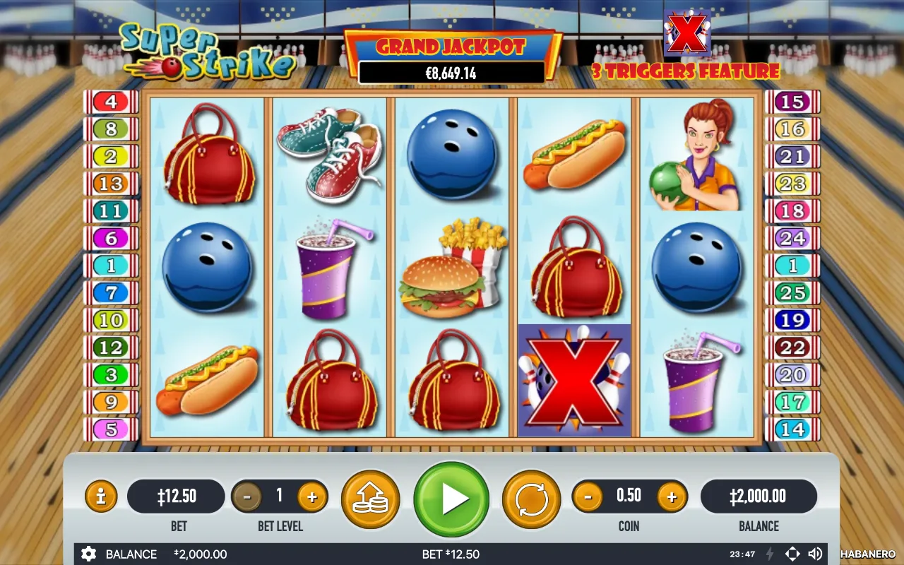 The base game — Super Strike