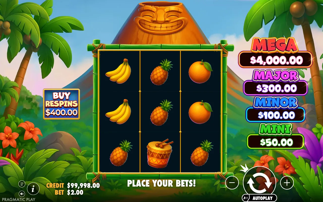 The base game — Super Tiki Strike