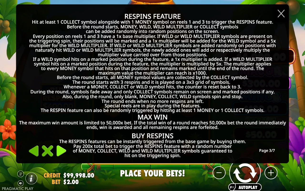 Game rules, page 3 — Super Tiki Strike