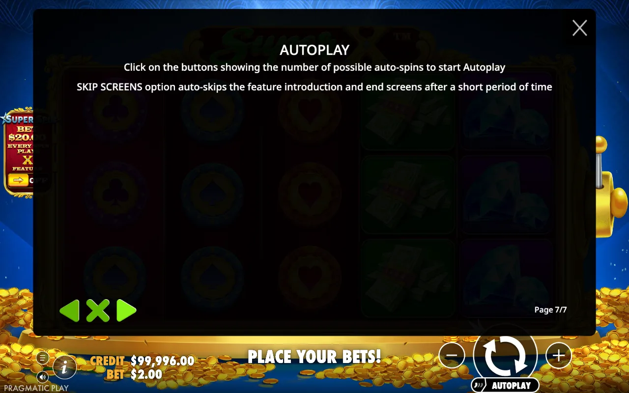Autoplay — Super X