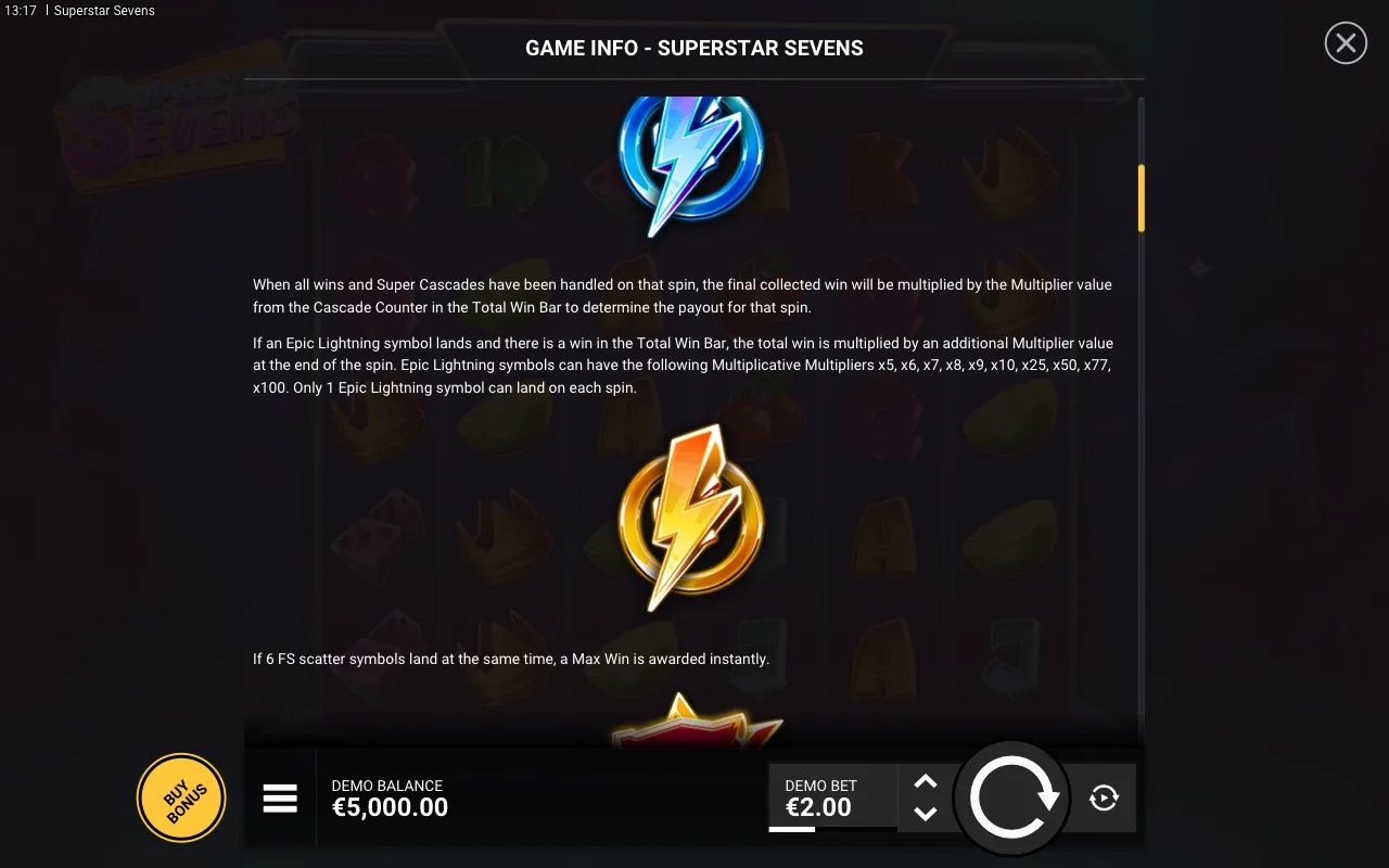 Game rules, page 2 — Superstar Sevens
