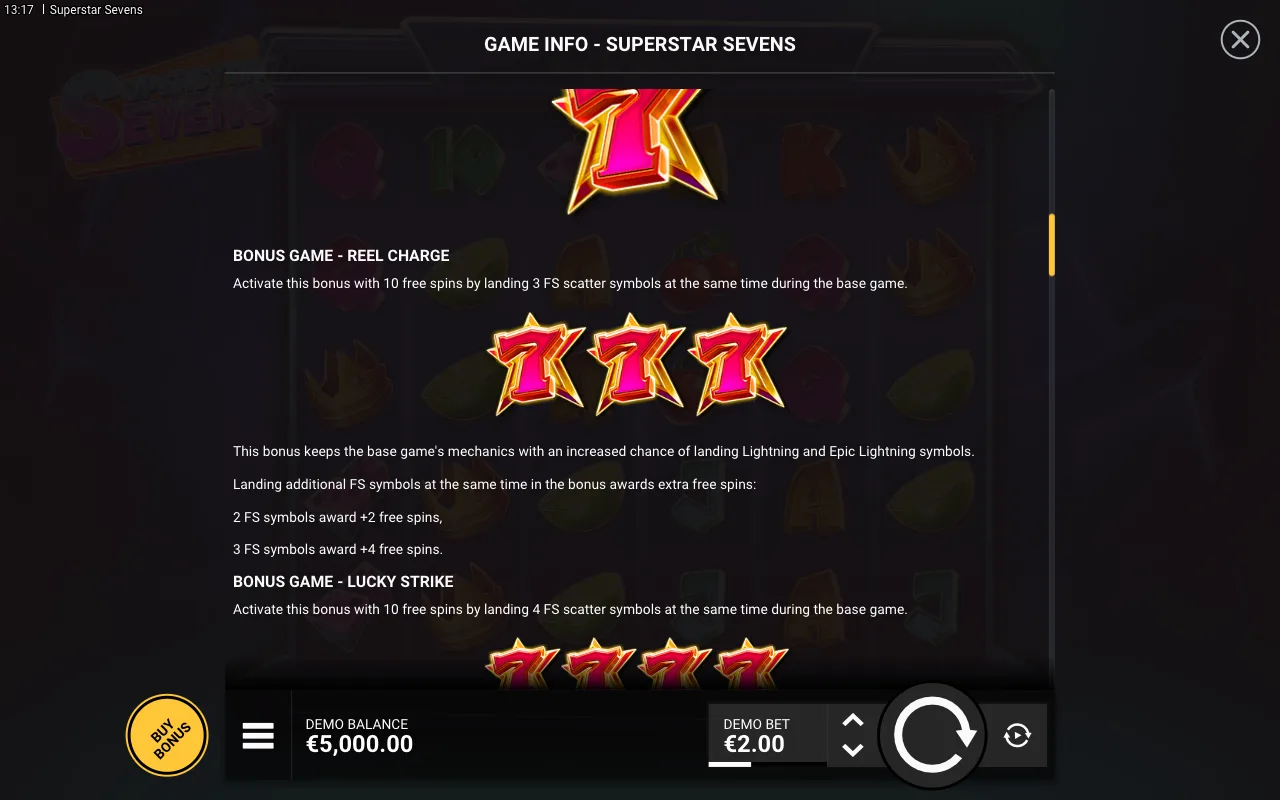 Game rules, page 3 — Superstar Sevens