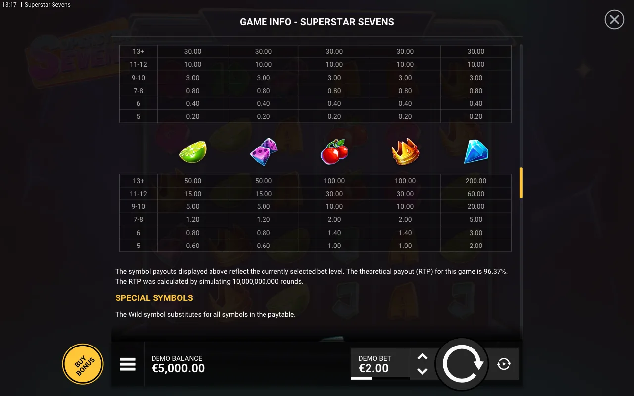Game rules, page 5 — Superstar Sevens