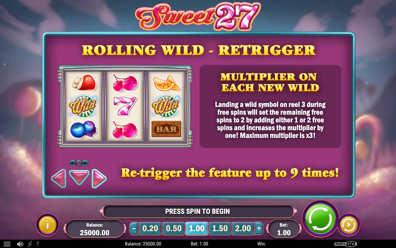 Game rules, page 3 — Sweet 27