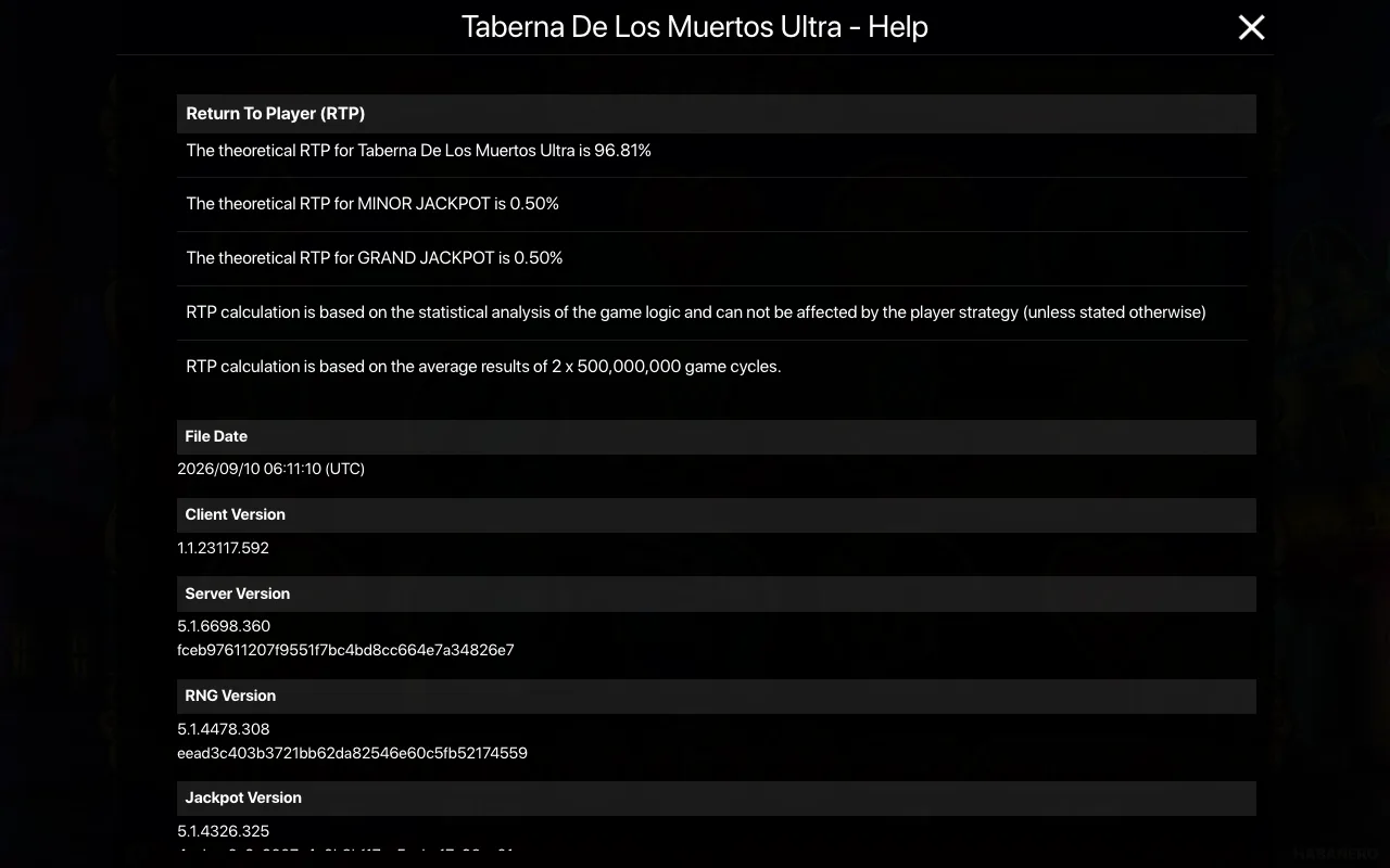 Game rules, page 2 — Taberna De Los Muertos Ultra