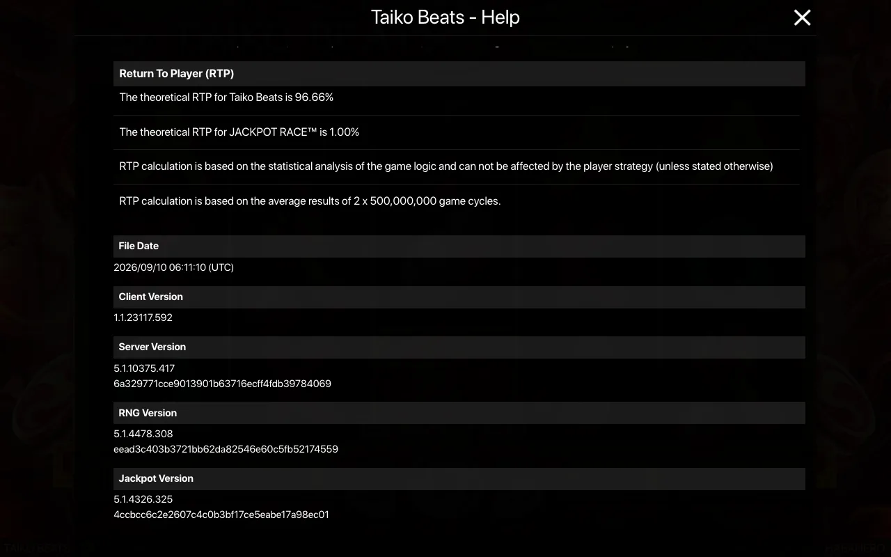Spielregeln, Seite 2 — Taiko Beats
