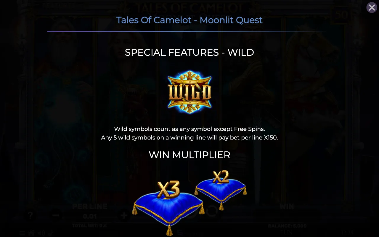 Special features - wild — Tales of Camelot Moonlit Quest