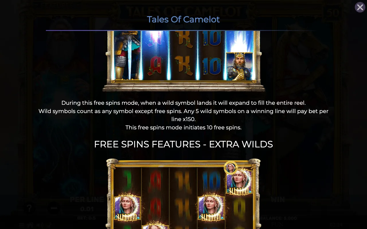 Game rules, page 4 — Tales of Camelot